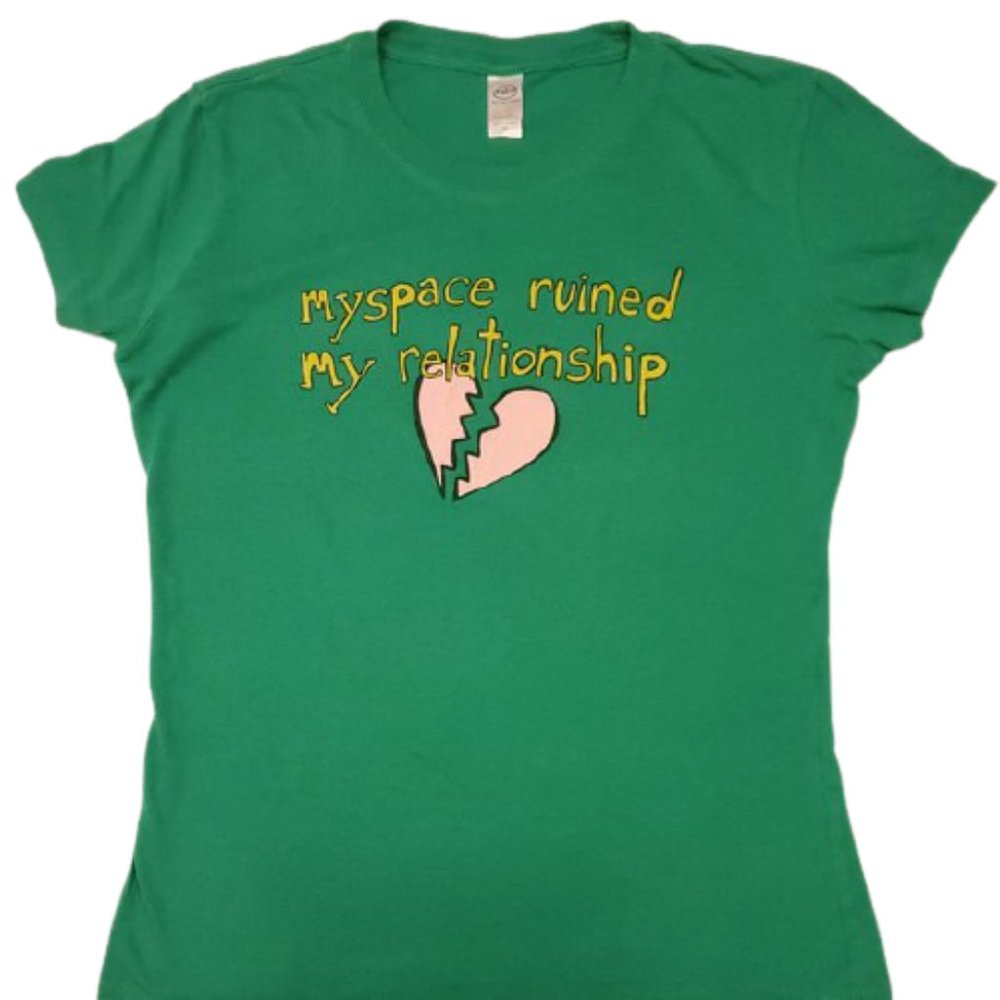 Myspace ruined my relationship Vintage T-shirt